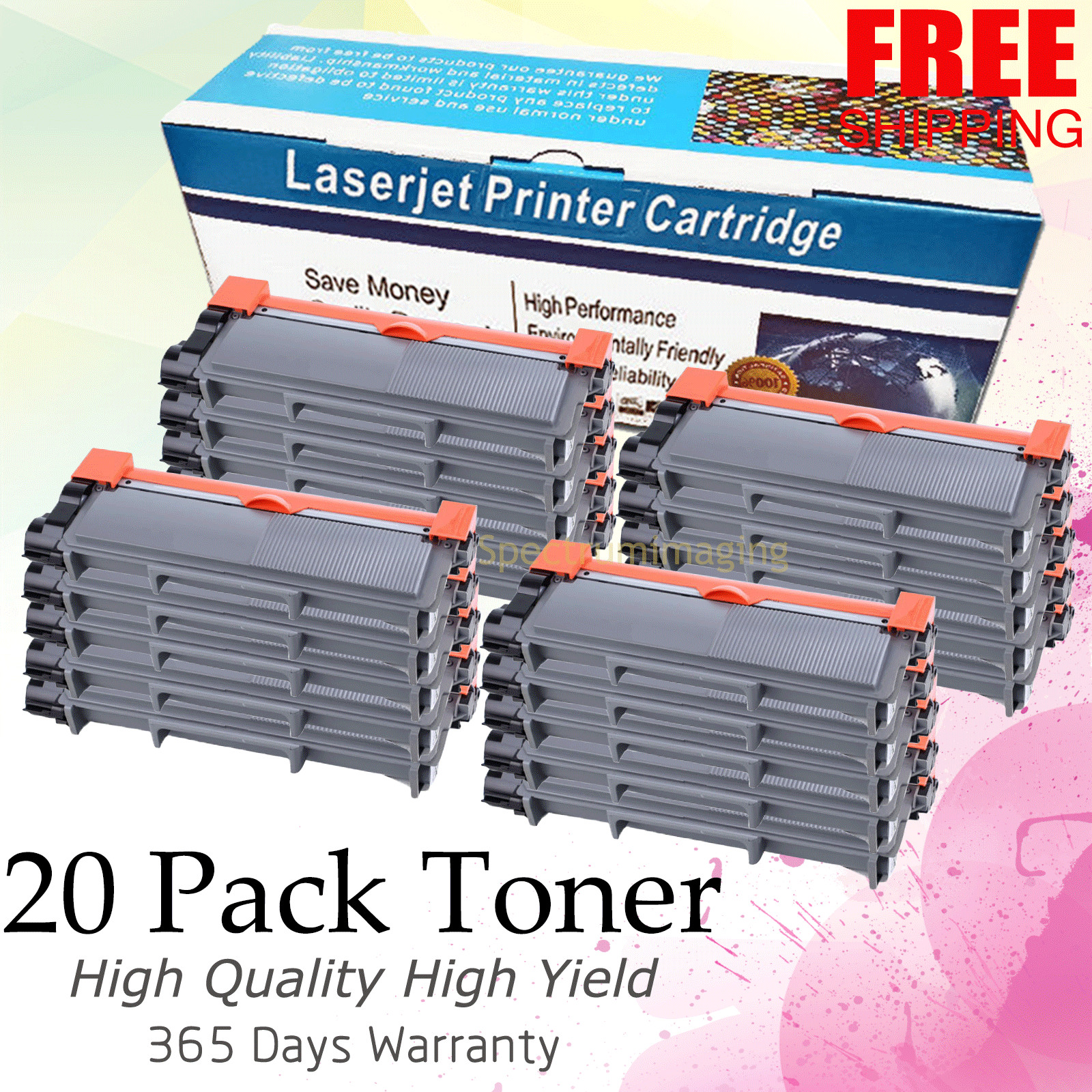 20 PK E310H 593BBKD Toner Cartridge for Dell E310dw E514dw E515dw E515dn Printer