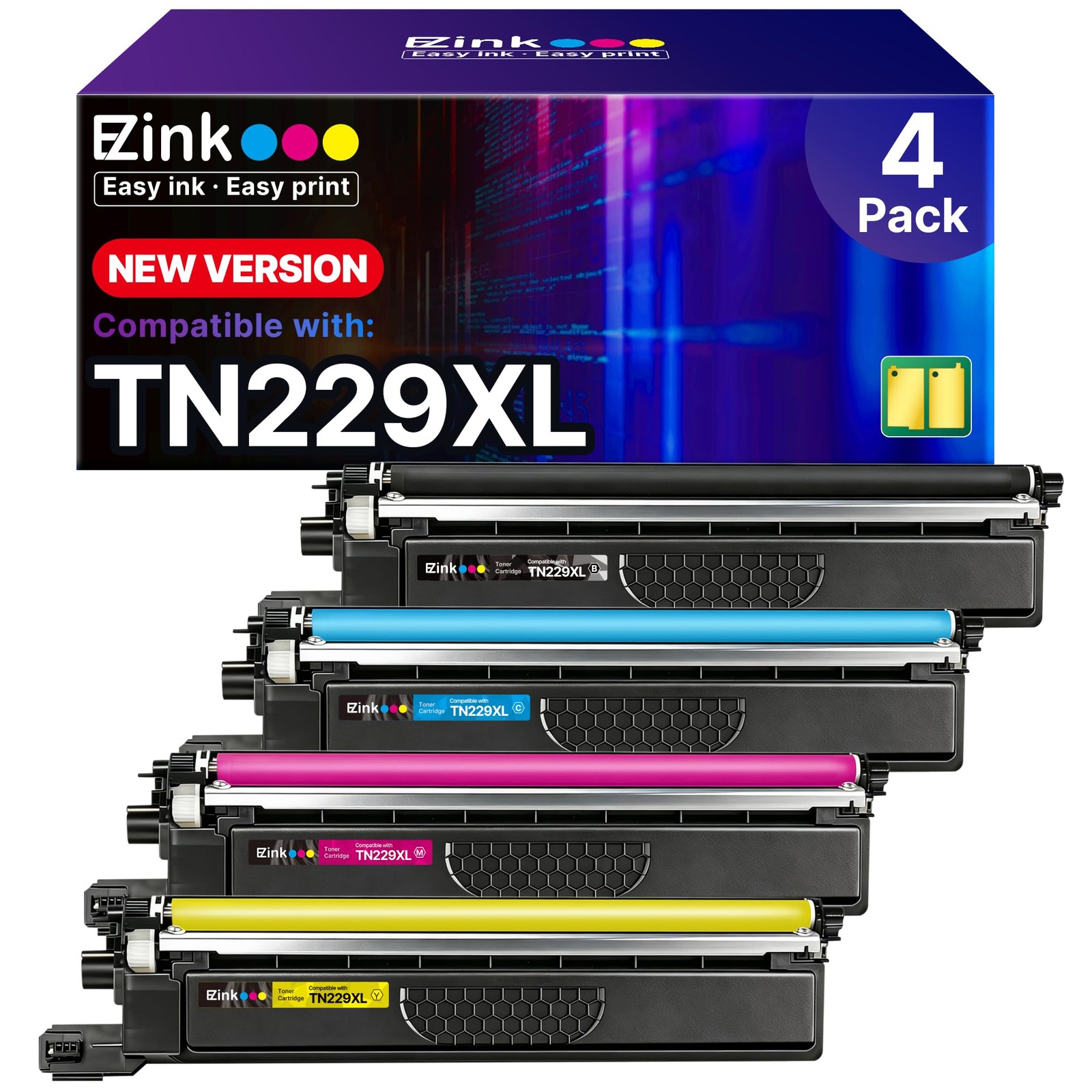 E-Z Ink TN229XL Toner Cartridges for Brother