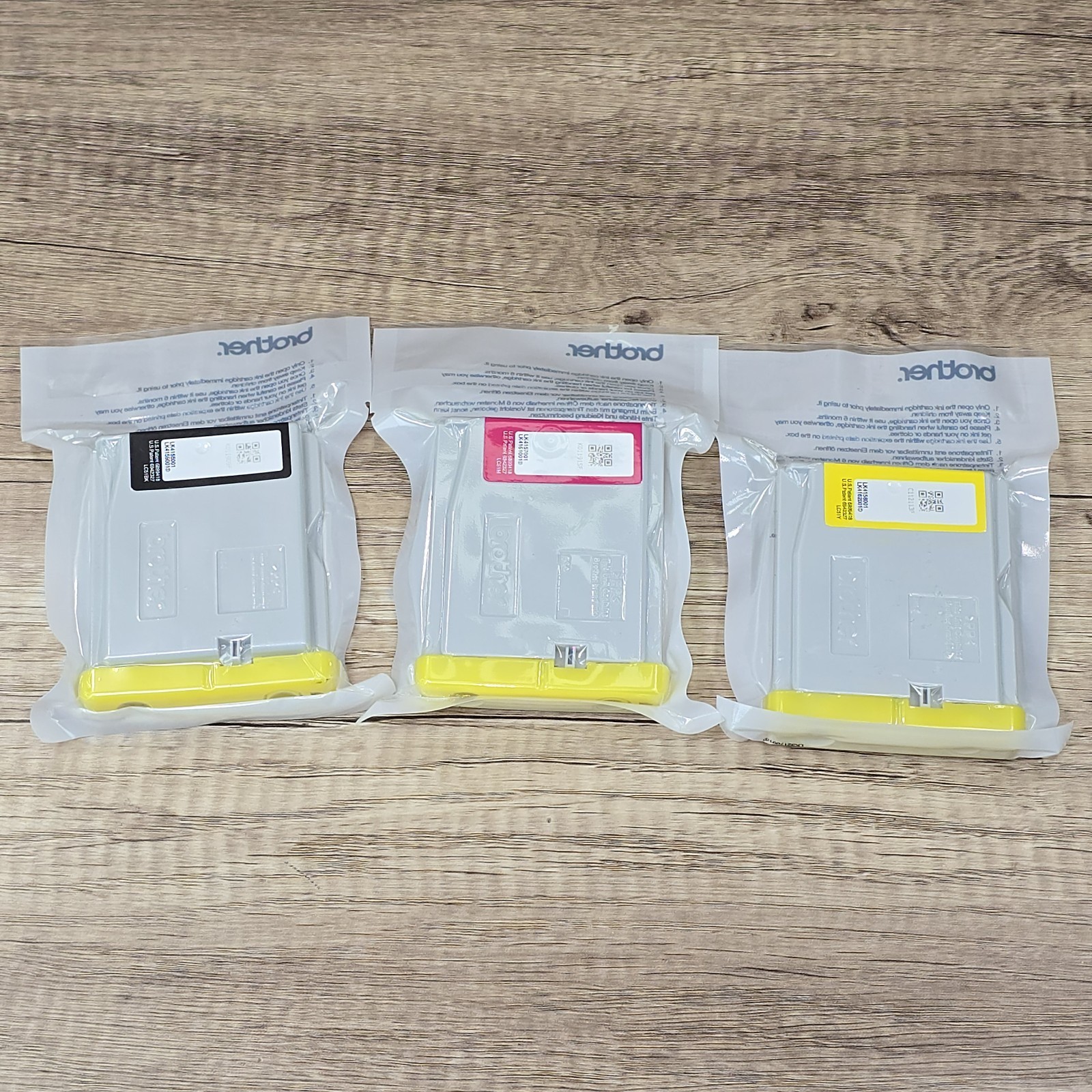 Brother LC51BK LC51Y LC51M Genuine Printer Ink Cartridges 3 Total Open Box