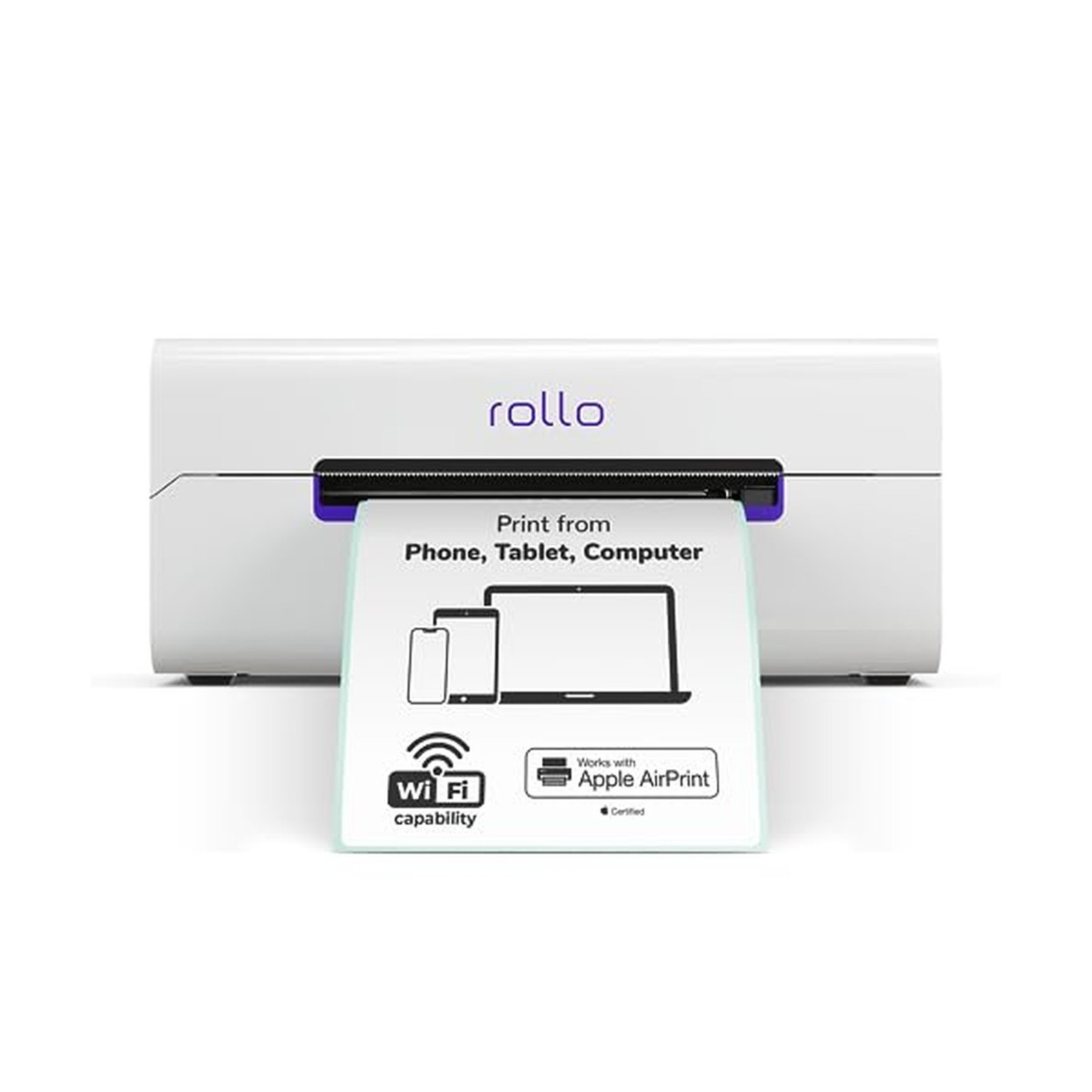 Rollo Wireless Shipping Label Printer - Wi-Fi 4x6 Thermal Label Printer