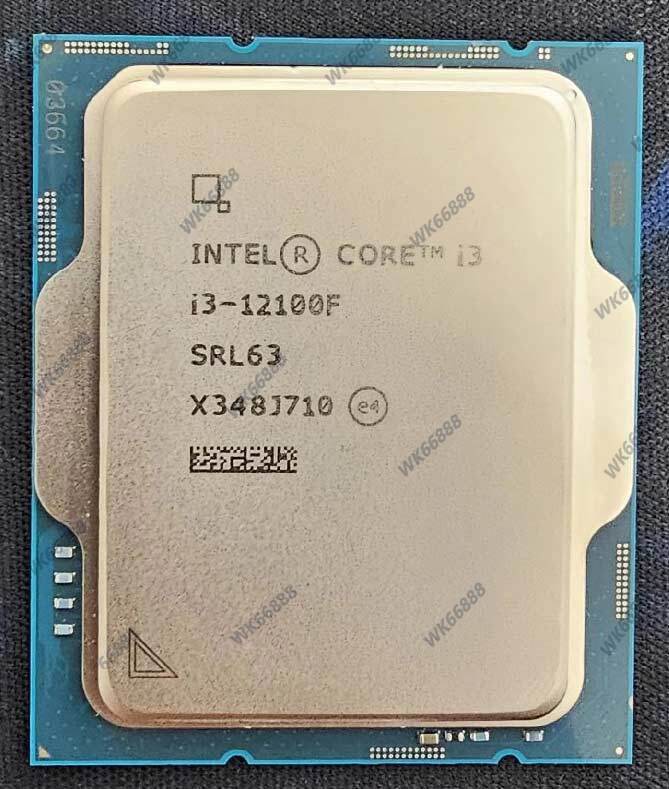 12th generation Intel Core Quad i3-12100F 3.30GHz LGA 1700 CPU processor