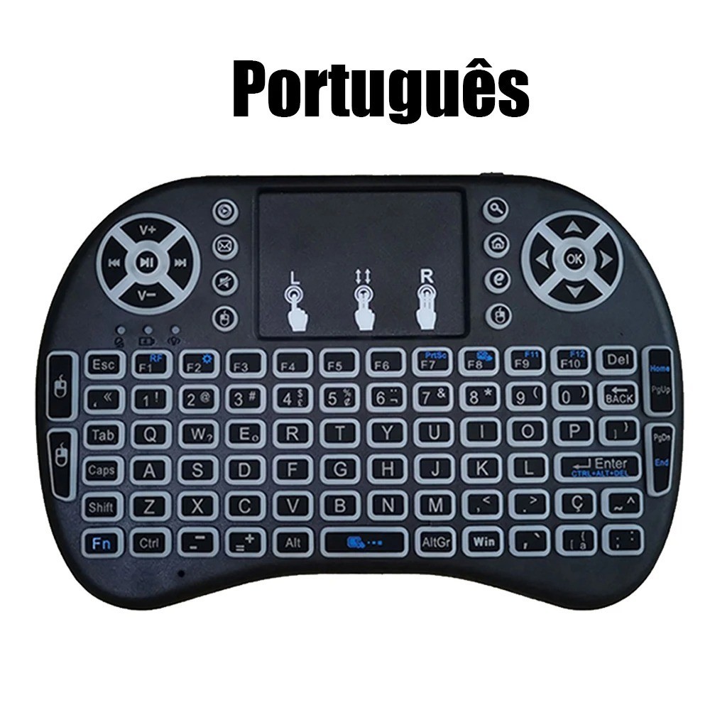 Mini 3 Backlit i8 2.4GHz Wireless Keyboard for TV Box Android PC Raspberry