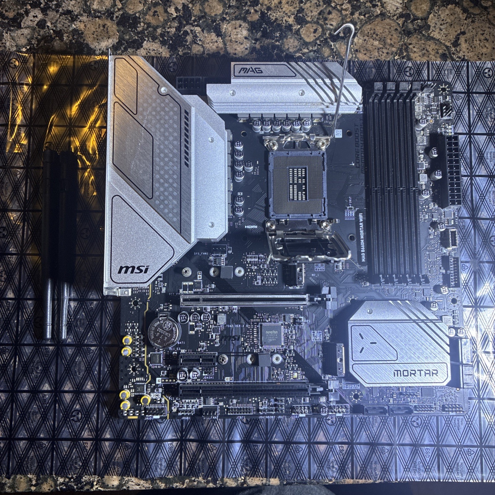 MSI MAG B660M MORTAR WIFI LGA1700 DDR5 Desktop Computer Motherboard Grade A