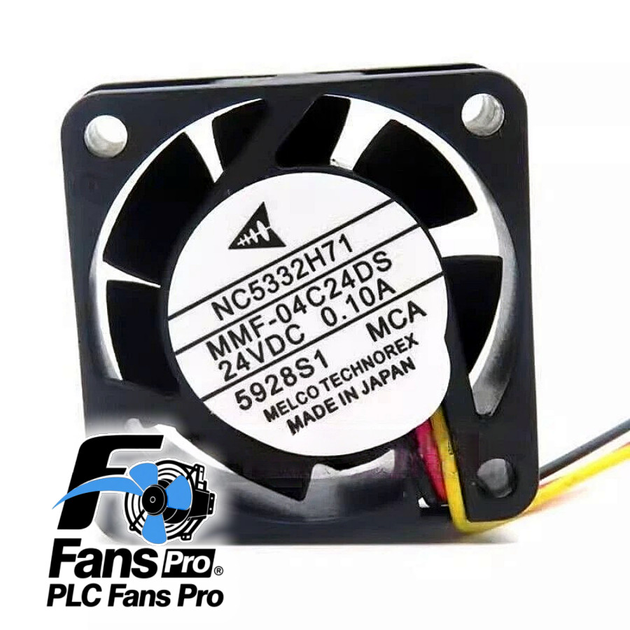 1PCS New For Melco MMF-04C24DS-MCA NC5332H71 DC24V 0.09A 3wires Inverter Fan