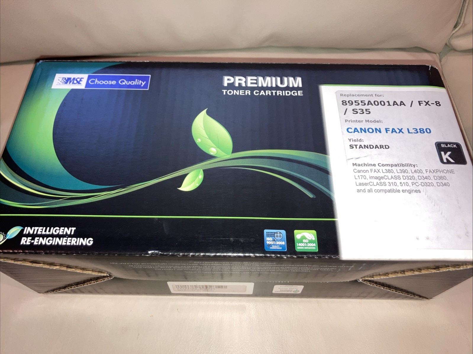 Premium Toner Cartridge Canon Fax S35 Black 8955A001AA / FX-8 L380 D340, D360