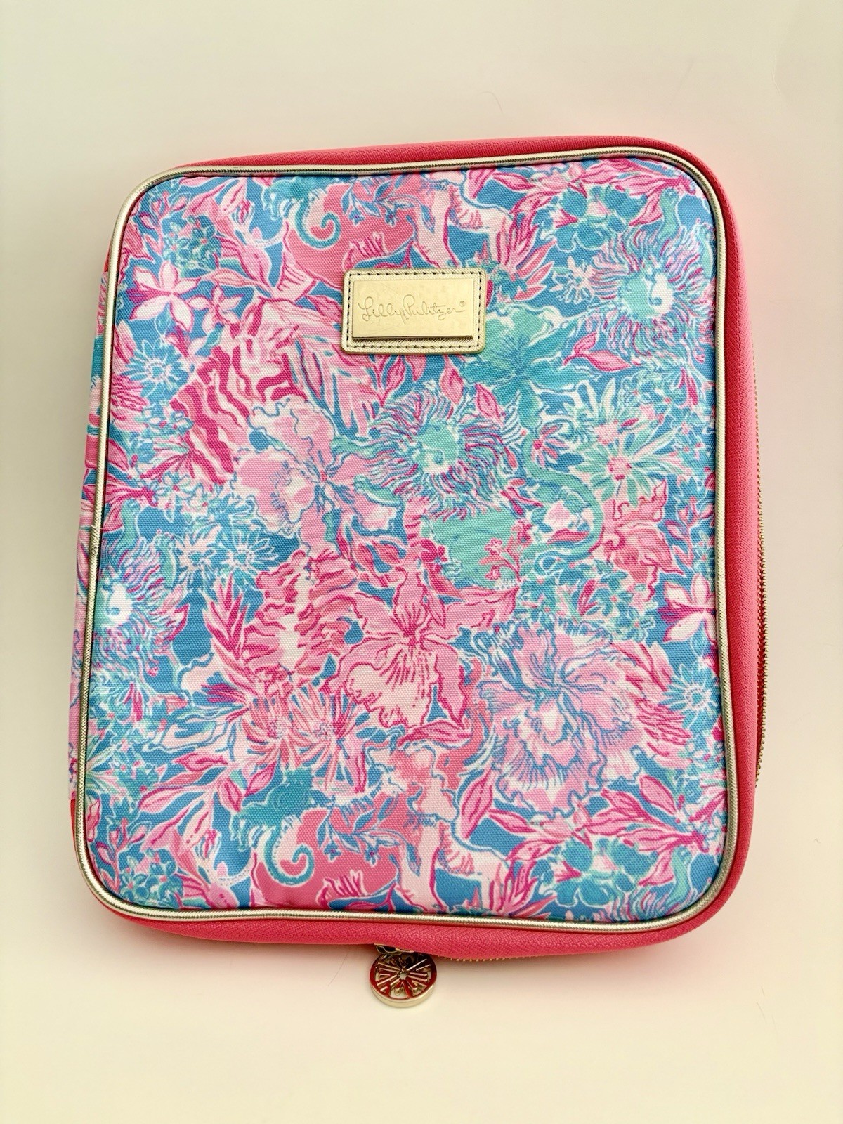 Lilly Pulitzer Women’s Laptop Tablet Organizer Agenda Folio Dream In Pink Print