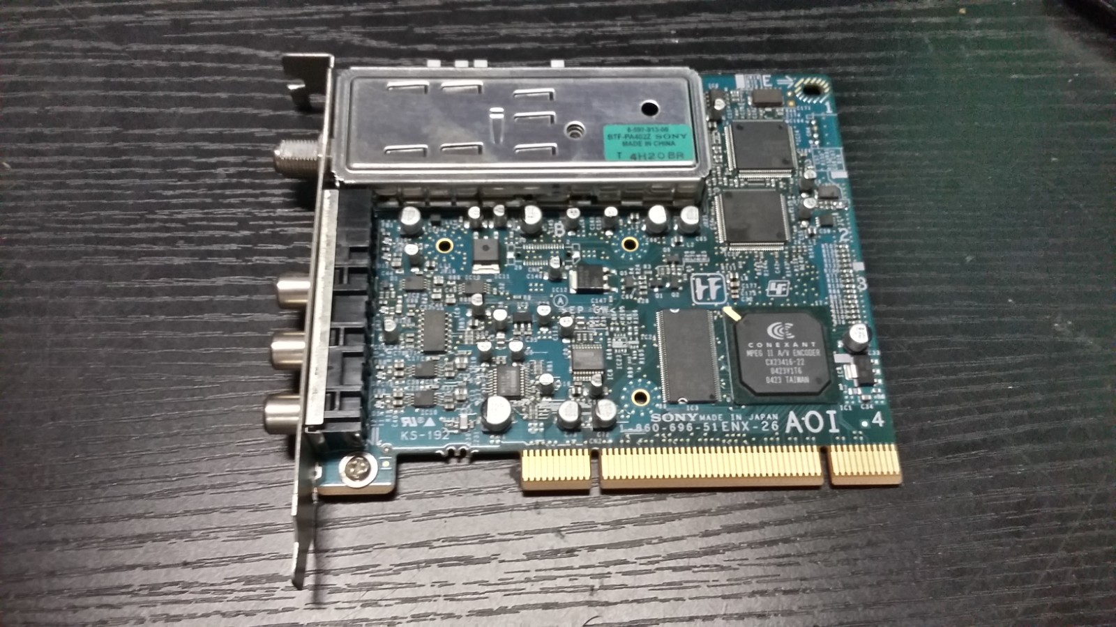 SONY Tuner PCI Internal TV Tuner BTF-PA402Z Conexant PC 1-860-696-51 ENX-26 AOI