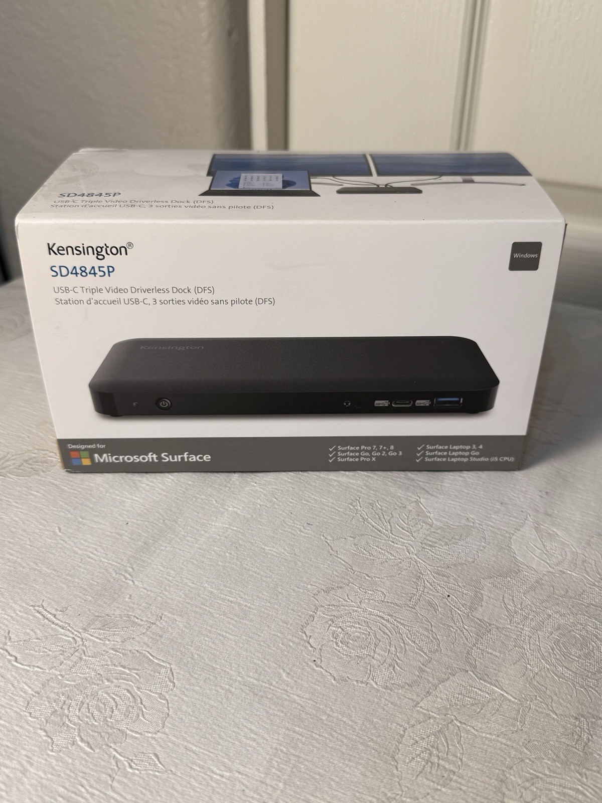 Kensington SD4845P USB-C Triple Display Dock NEW Factory Sealed