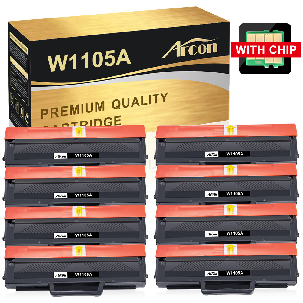 8PK W1105A 105A Toner Compatible with HP Laser MFP 107a 137fnw 135a 135w 107w