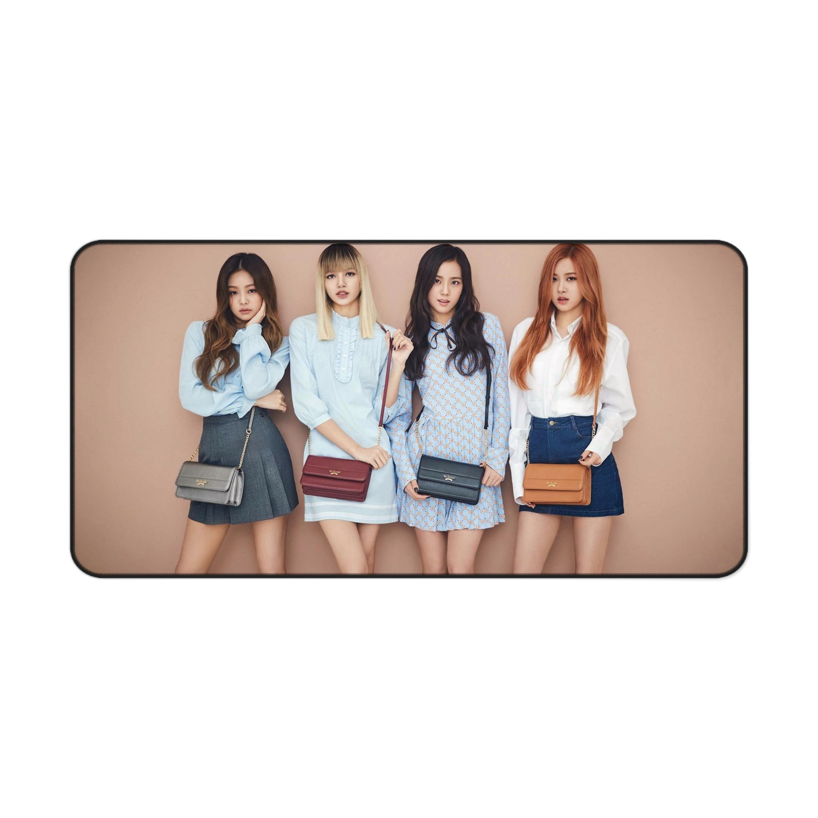  Girl Group Photo Desk Mat | Large Mouse Pad, Office Decor