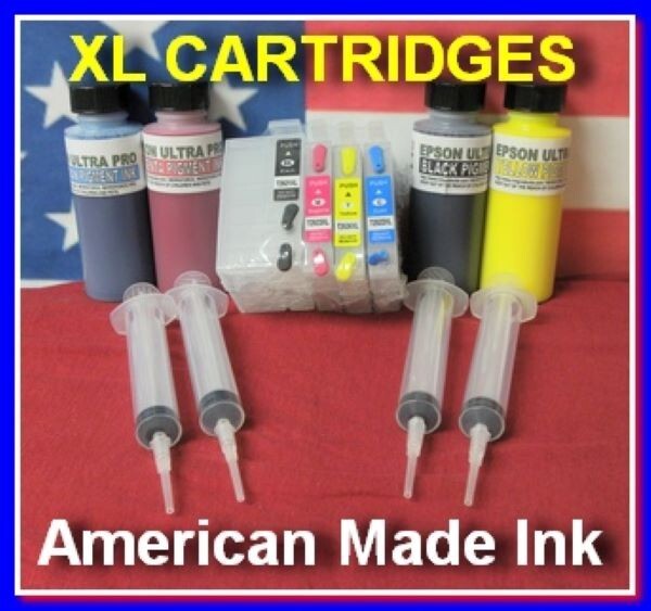 Compatible Pigment Refill Kit Cartridges For Epson # 127 Cartridges