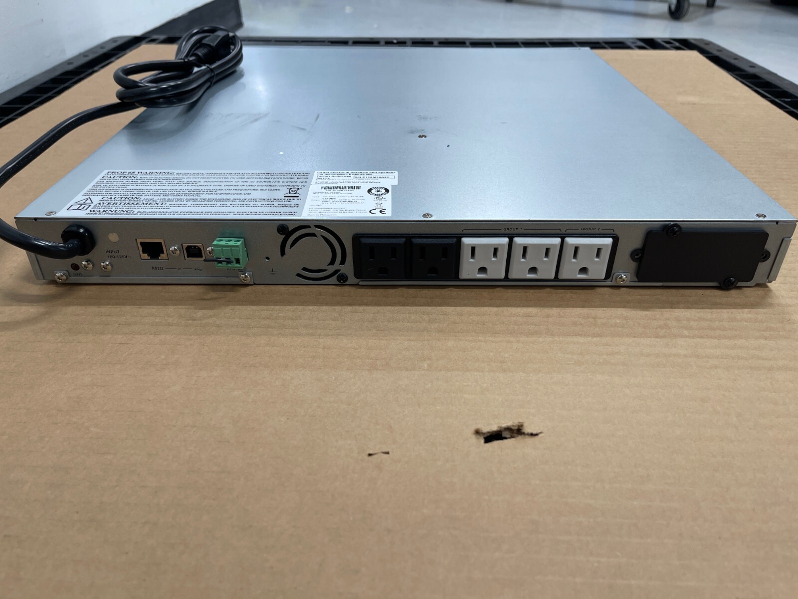Eaton 5P750R 5P UPS - 750VA 600W 120V 1U Rackmount UPS * PLEASE READ*