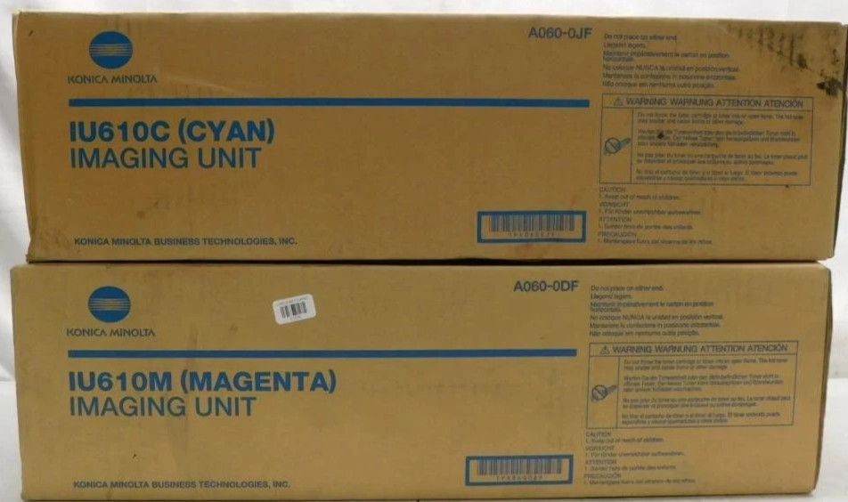 Konica Bizhub C451 C550 C650 Cyan Drum IU610C A060-0JF & Magenta IU610M A060-0DF