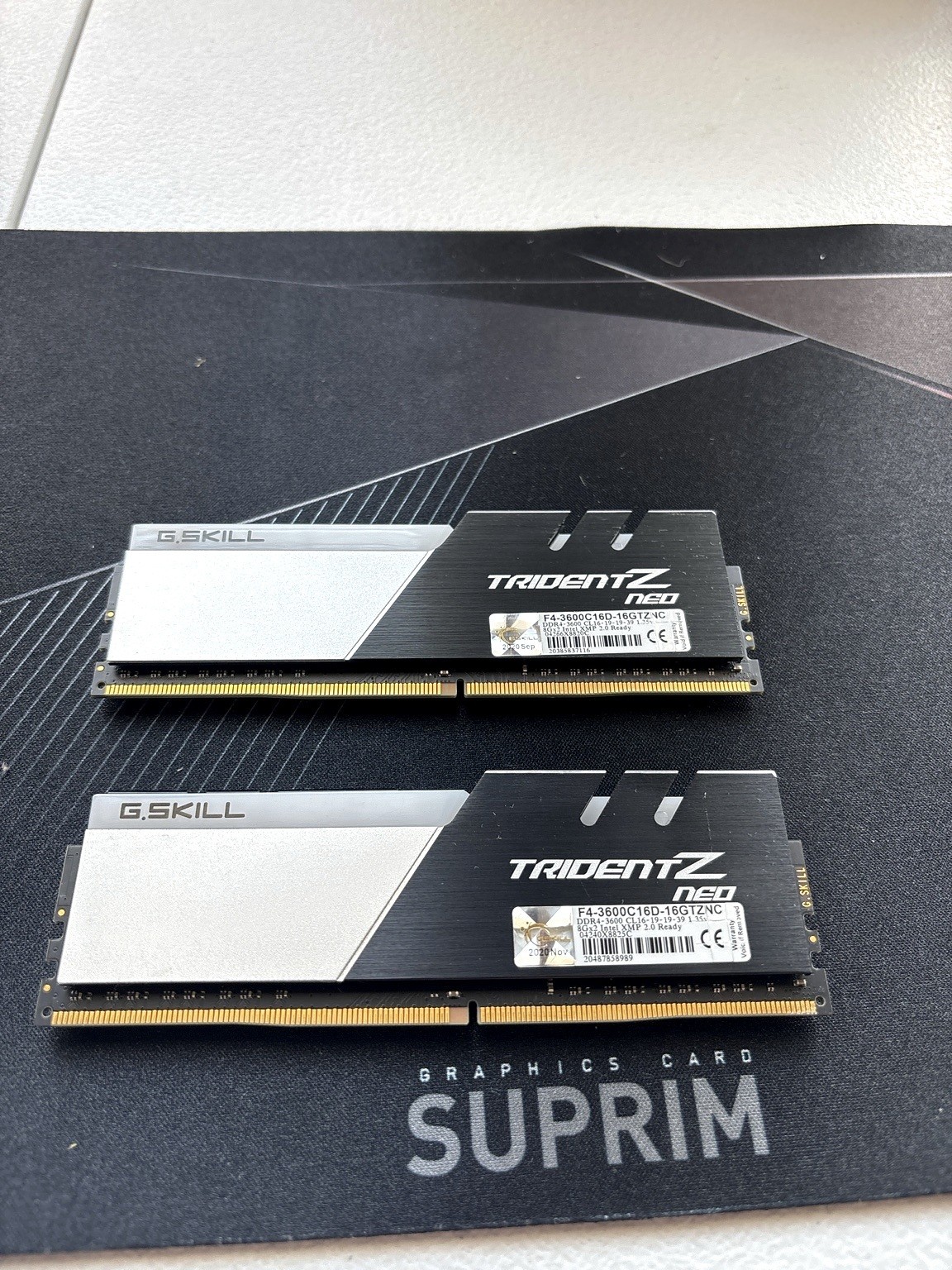G.SKILL Trident Z Neo 16GB 2x8GB DDR4-3600 CL16 F4-3600C16D-16GTZNC