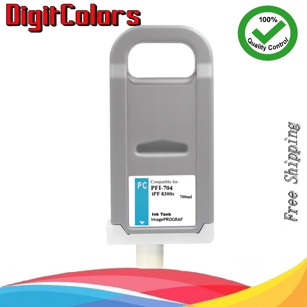 PFI-704 Photo Cyan Ink Cartridge for Canon IPF 8300s 8300 PFI704PC