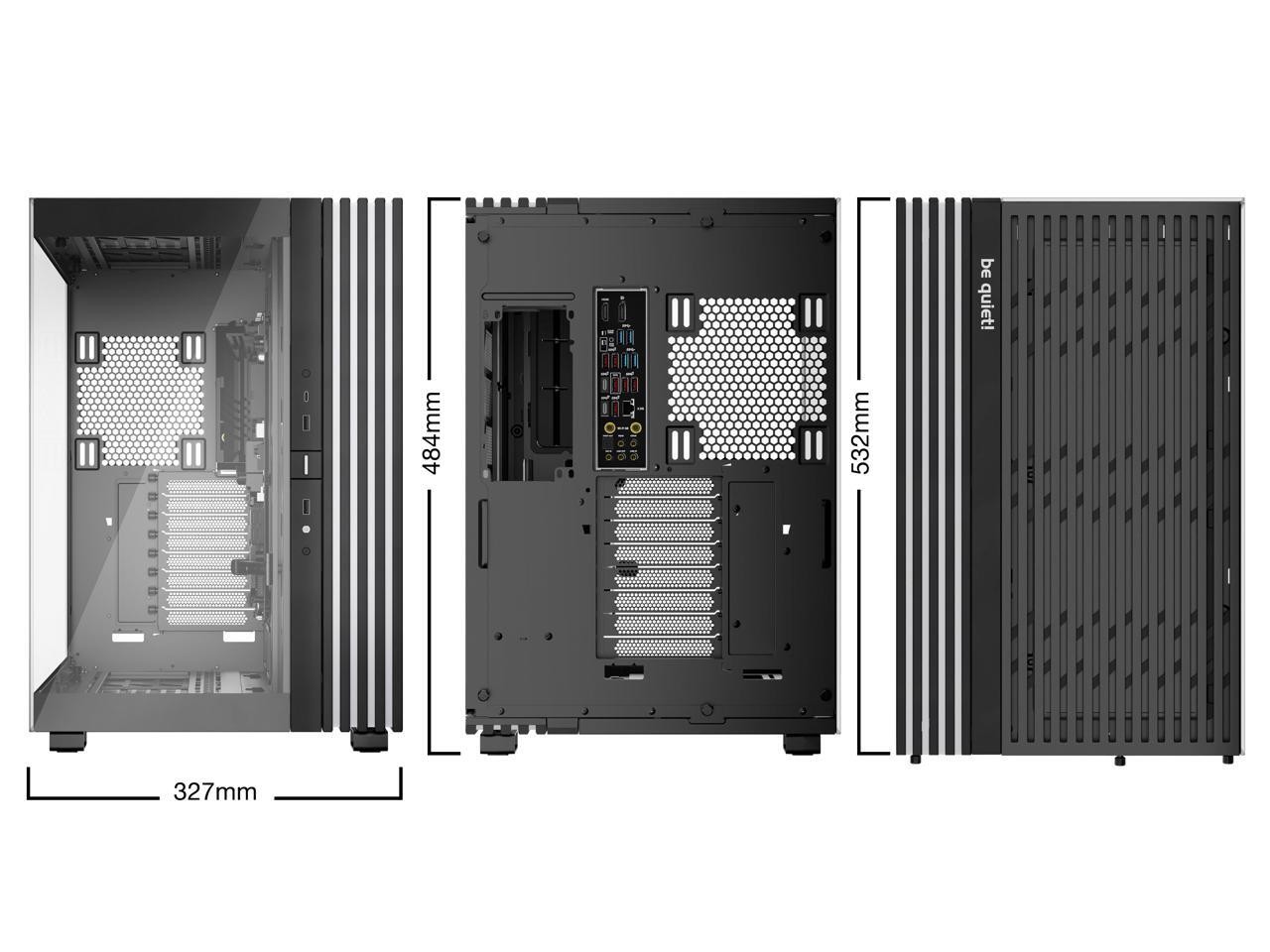 be quiet LIGHT BASE 900 DX Black ABS / Steel / Tempered Glass ATX Full Tower