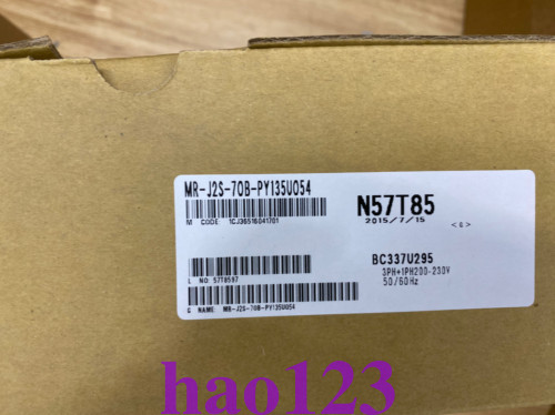 MR-J2S-70B-PY135U054 MITSUBISHI Driver New in box By DHL or FedEx