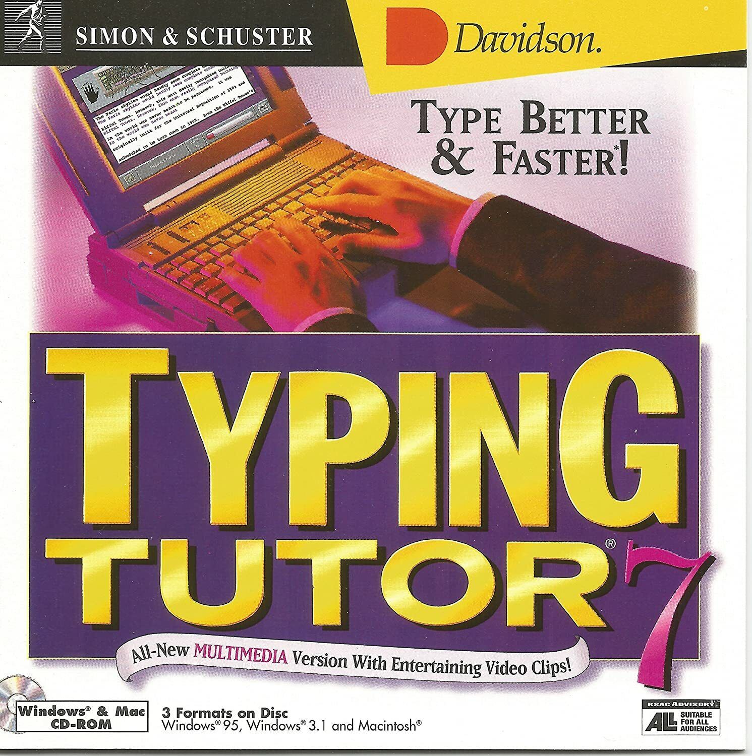 TYPING TUTOR 7 by Simon & Schuster CD-ROM