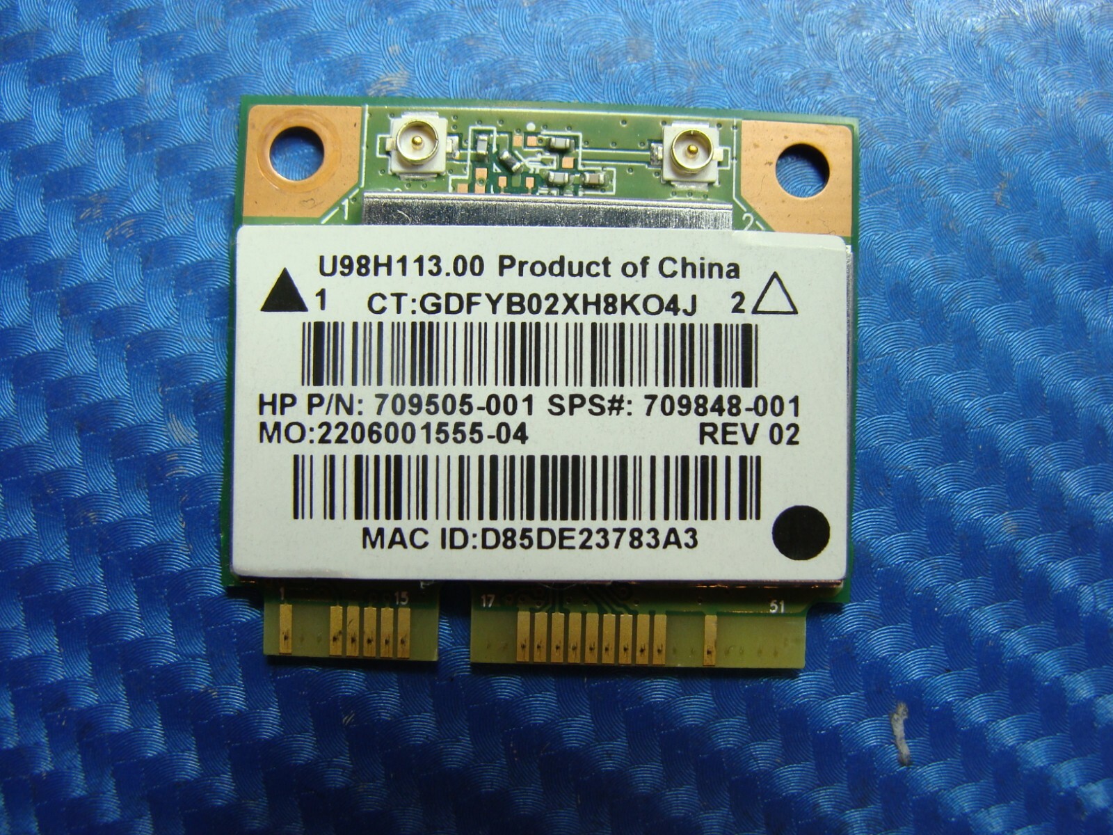 HP TS 15.6" 15-r264dx WiFi Wireless Card 709505-001 709848-001 RTL8188EE GLP*
