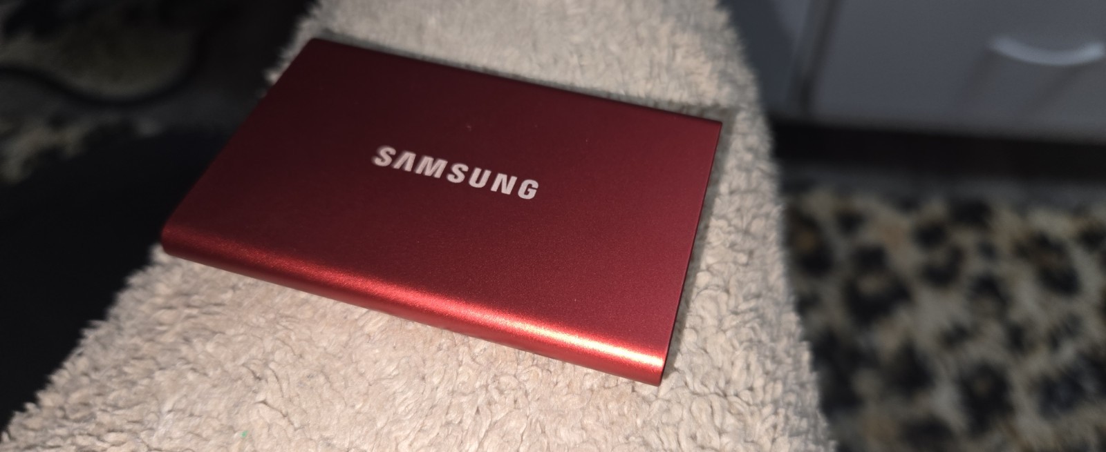 Samsung Portable SSD T7 500GB External USB-C SSD - NEW (No Box) - Red
