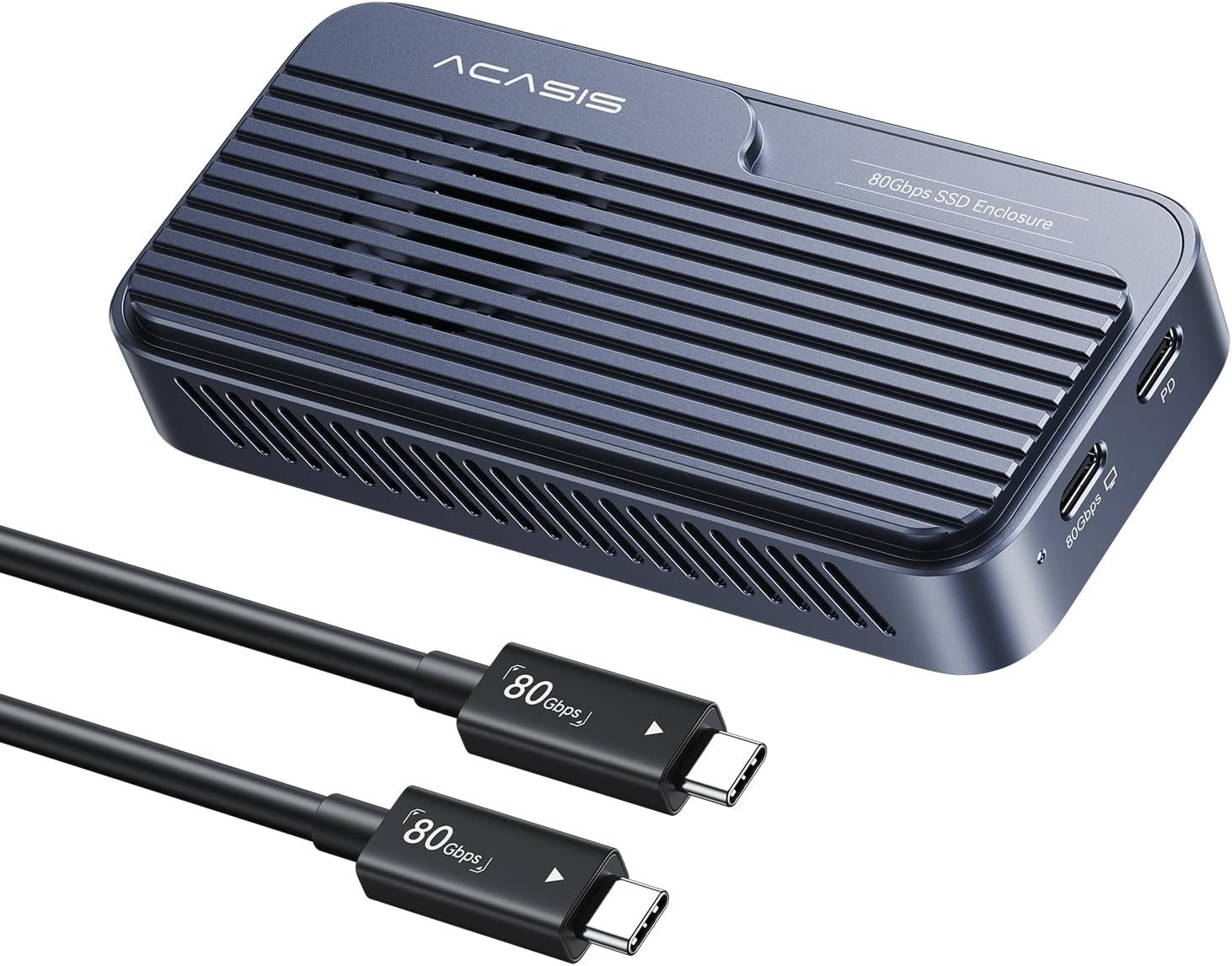 ACASIS 80Gbps Thunderbolt 5 SSD Enclosure M.2 NVMe USB4 Aluminum Alloy Case