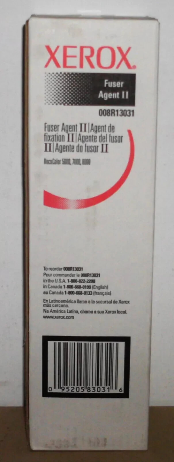 OEM SEALED NEW Genuine Xerox Fuser Agent II 2 New In Box 008R13031 - FAST SHIP