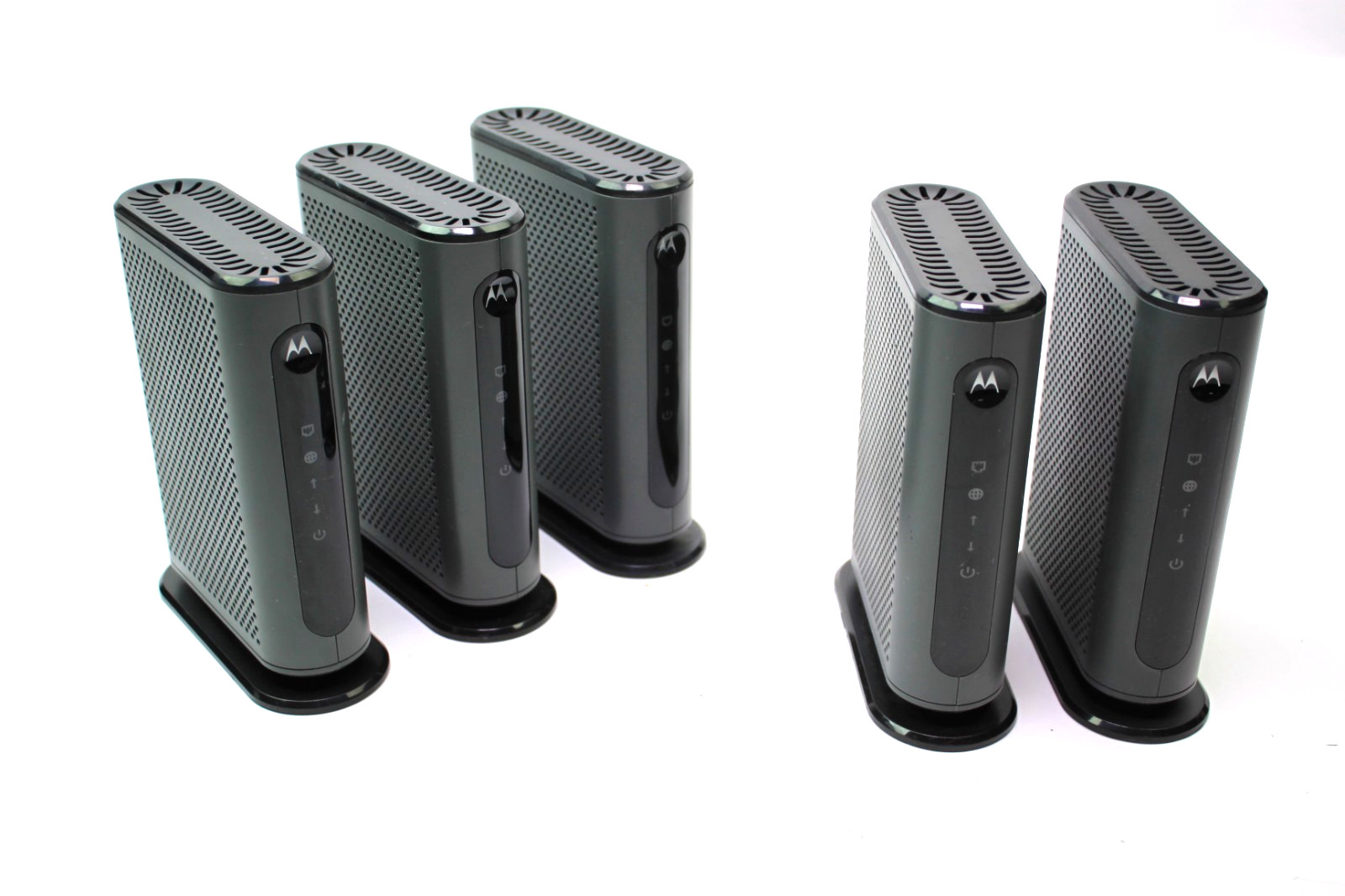 Lot of 3 Motorola MB7220 & 2 MB7420 DOCSIS 3.0 Cable Modem AS IS
