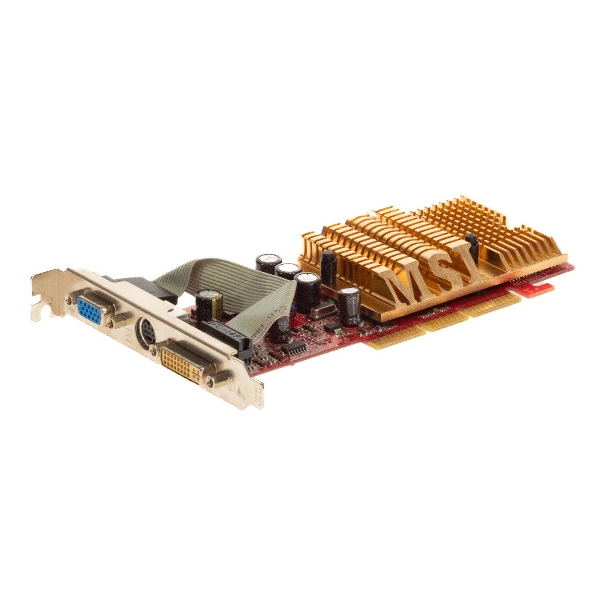 MSI NVIDIA GEFORCE 6200 AX 256MB NX6200AX-TD256LF V013 AGP Graphics Card