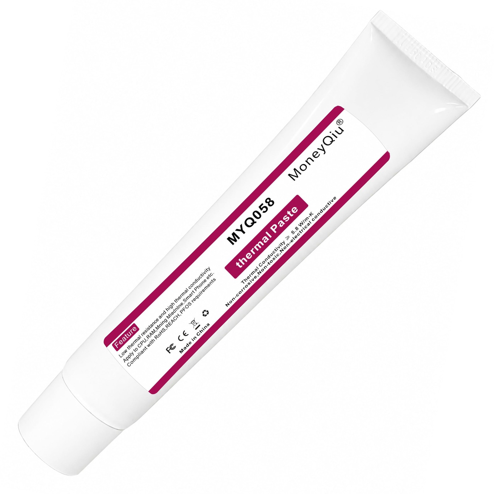 MYQ058 CPU Thermal Heatsink Grease Paste Compound 5.8W/mk Carbon Based 100g