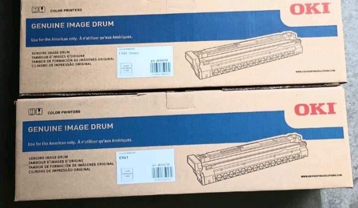 Oki Genuine Drum for C941 Series CLEAR 45103730.   ONE drum.