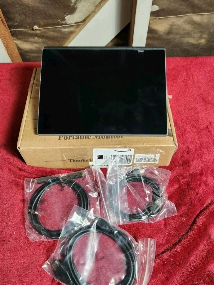 Eyoyo 10.5" Portable Touchscreen Monitor 1920x1280P HD HDMI USB-C Open Box