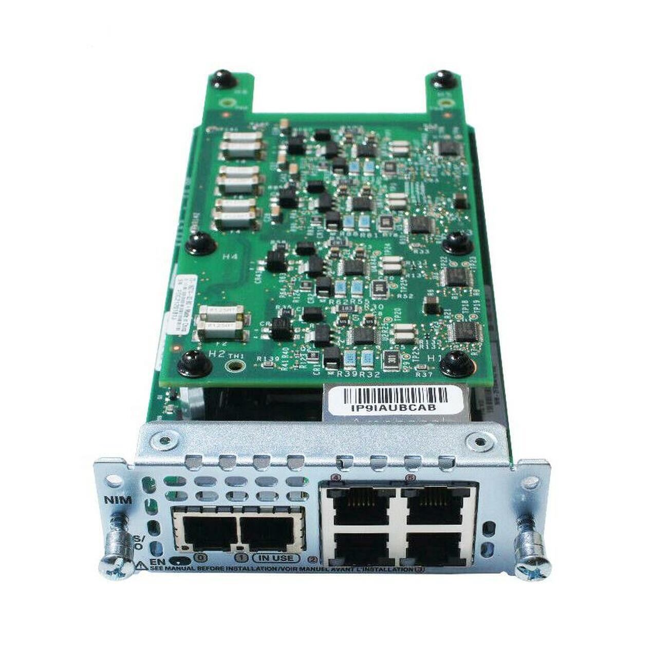 Cisco NIM-2FXS/4FXO 2-Port FXS + 4-Port FXO ISR Module - 1 Year Warranty