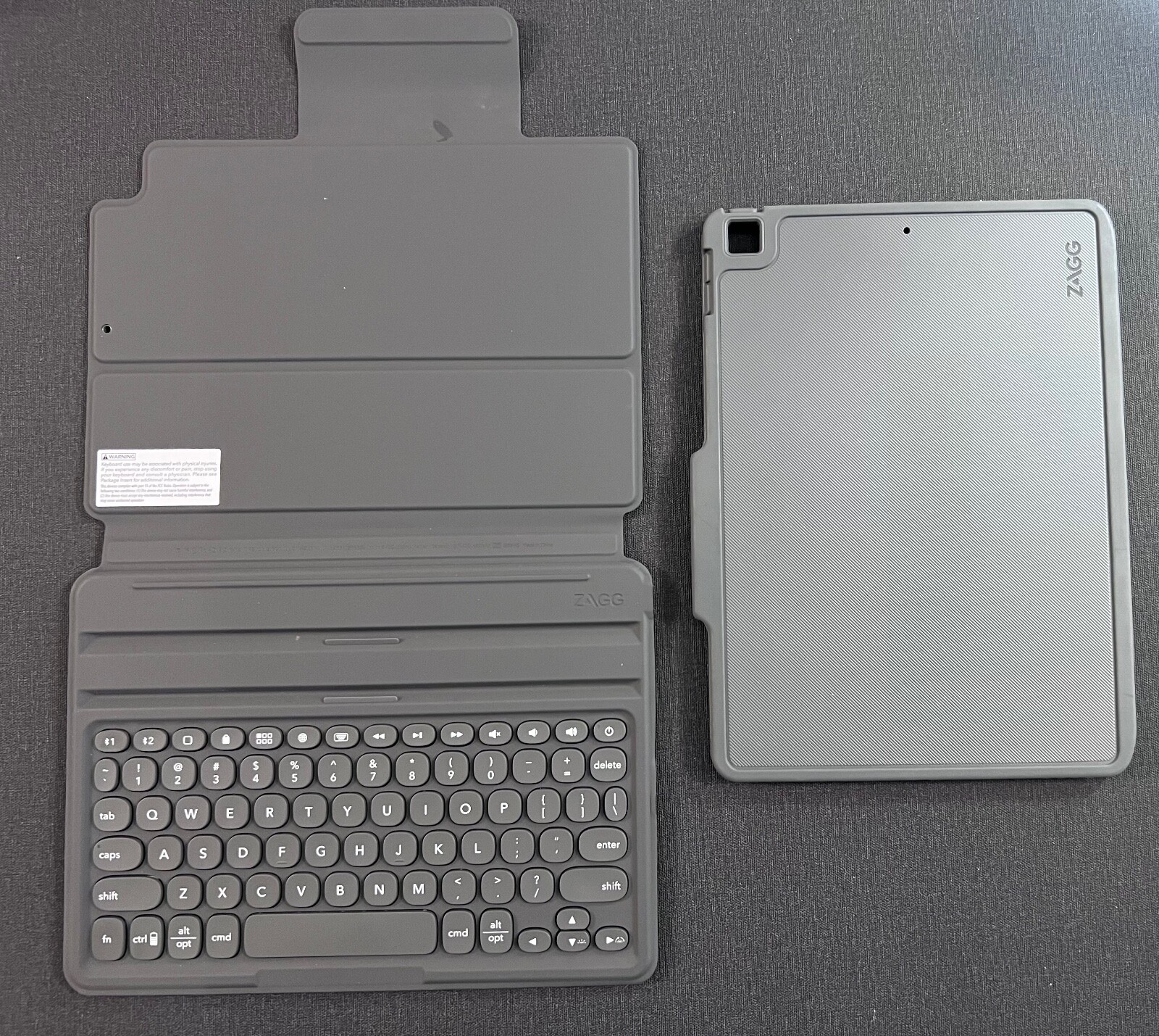 Zagg Pro Keys ZKB102FBB34 Black Wireless Bluetooth QWERTY Keyboard Folio Case