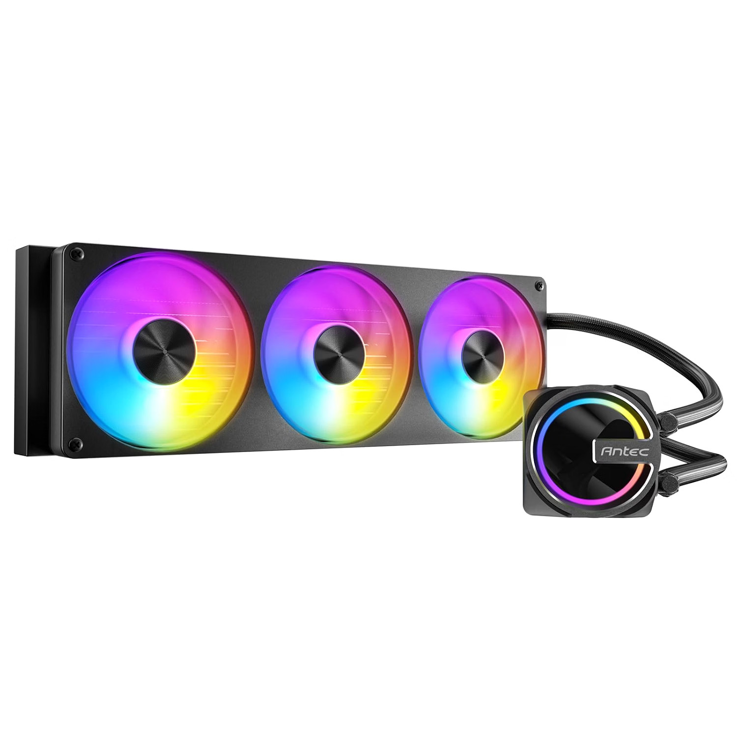 New - Antec Skeleton Matrix 360 ARGB Liquid CPU Cooler, 360mm Radiator (Black)