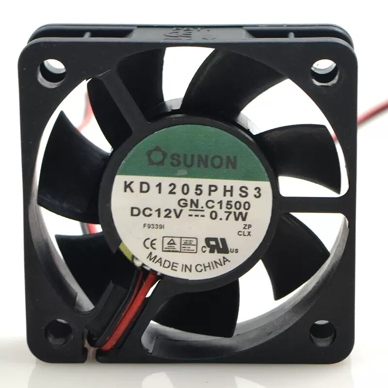 SUNON Cooling Mute Fan KD1205PHS3 12V 0.7W 5CM 5015 50x50x15mm 2"x2"x0.6"