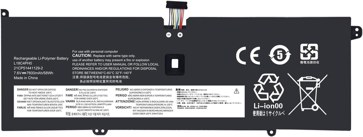 L18C4PH0 Laptop Battery Replacement for Lenovo Yoga C940 14IIL Yoga C940 14 SP