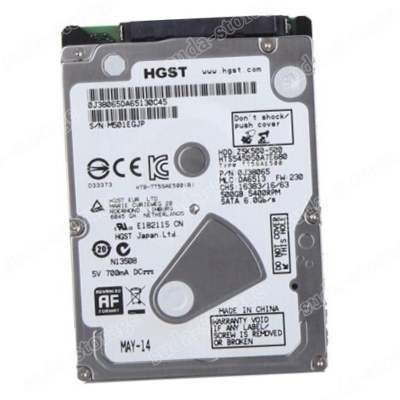 1PCS New HGST 500G HTS545050A7E680 5400RPM SATA 2.5" Laptop HDD Hard Disk Drive