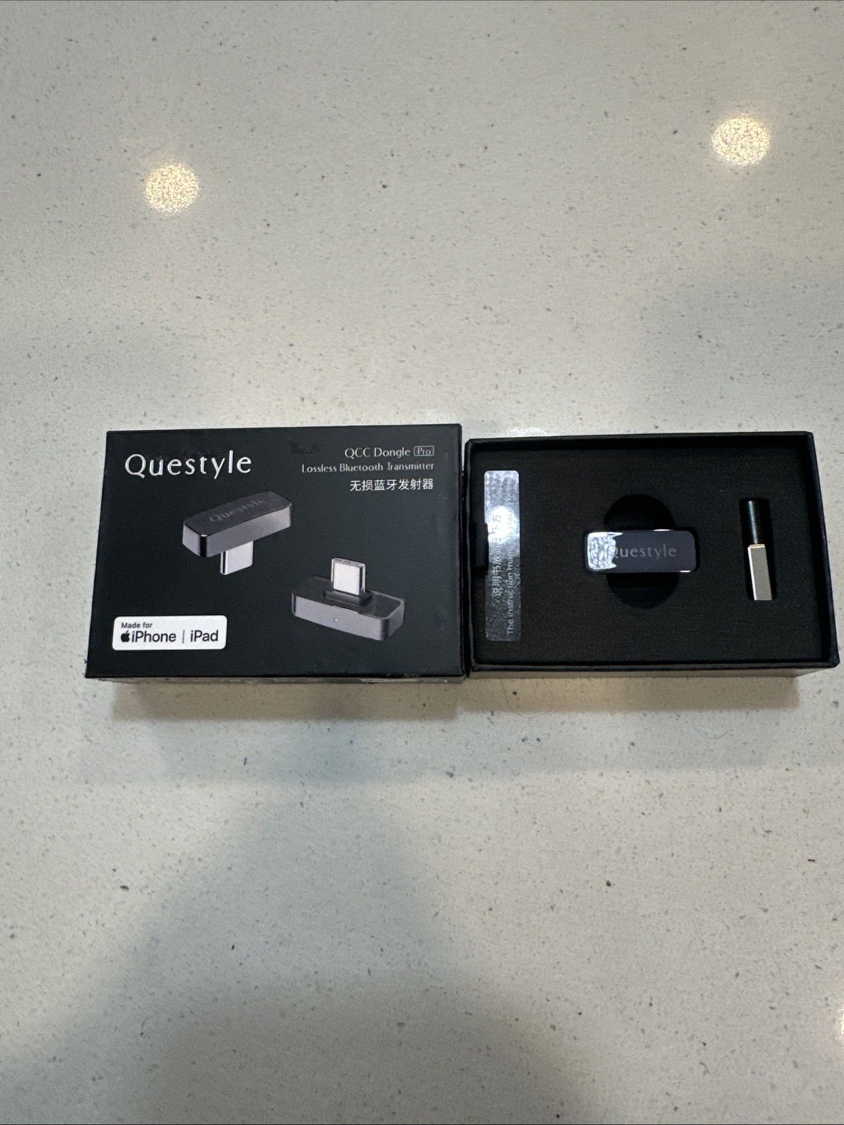 Questyle QCC Dongle Pro MFi Certified USBC Bluetooth Audio Adapter - Tested