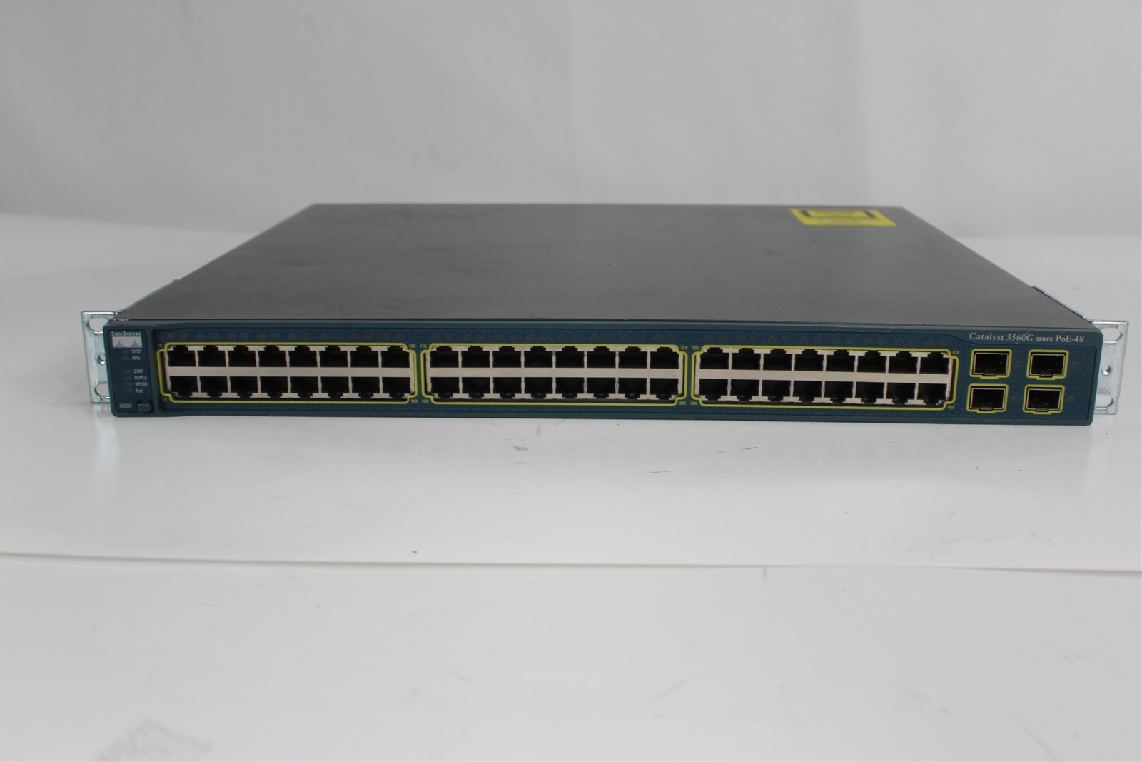 Cisco WS-C3560G-48PS-S 48-Port Gigabit PoE Managed Switch 4 SFP 1U Rackmount