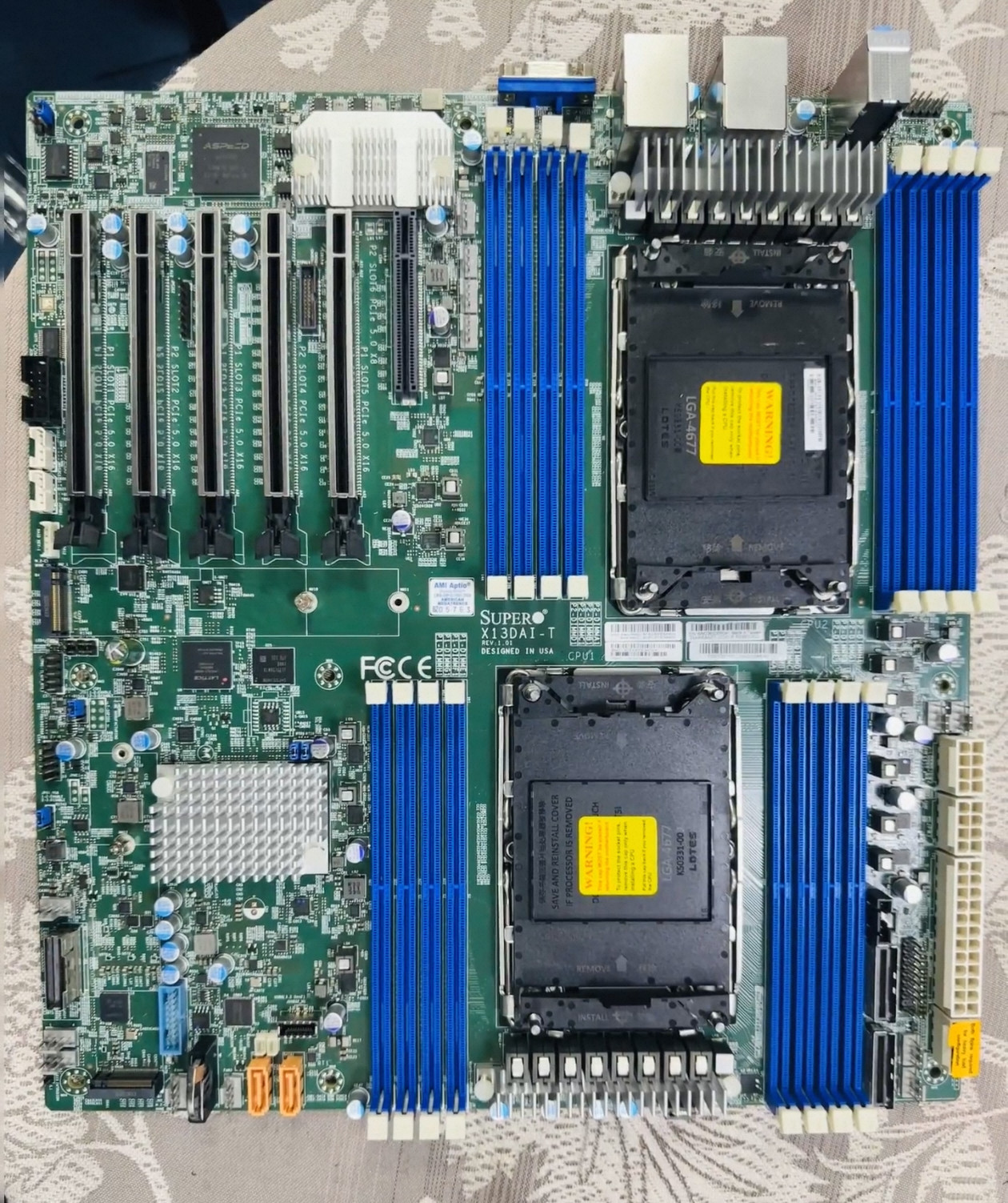Supermicro X13DAI-T Server Motherboard UP TO 350W EATX DDR5 Intel C741 LGA-4677/