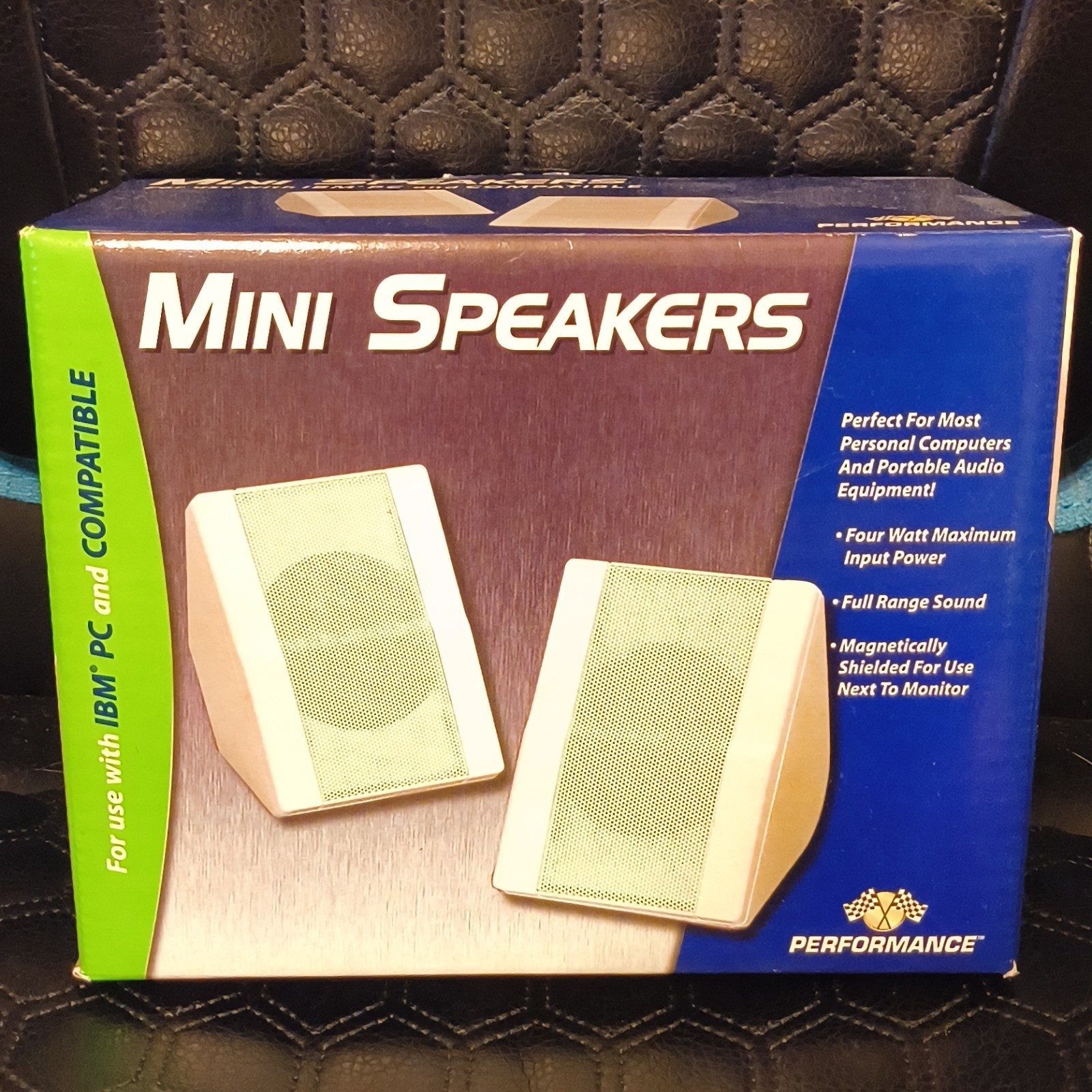 Performance Mini Speakers 3.5mm Plug 4W Full Range for IBM PC