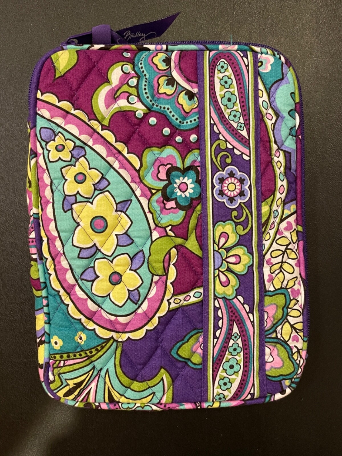 Vera Bradley E-Reader Sleeve Cover Zip Case Pouch in Heather NWOT