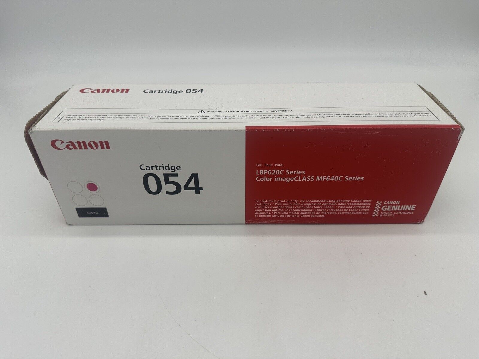 Genuine OEM Canon 054 Standard-Capacity Magenta Toner Cartridge