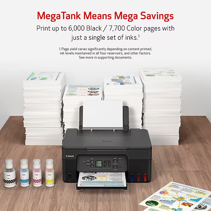 Canon PIXMA G3270 MegaTank Wireless Color All-in-One Inkjet Printer