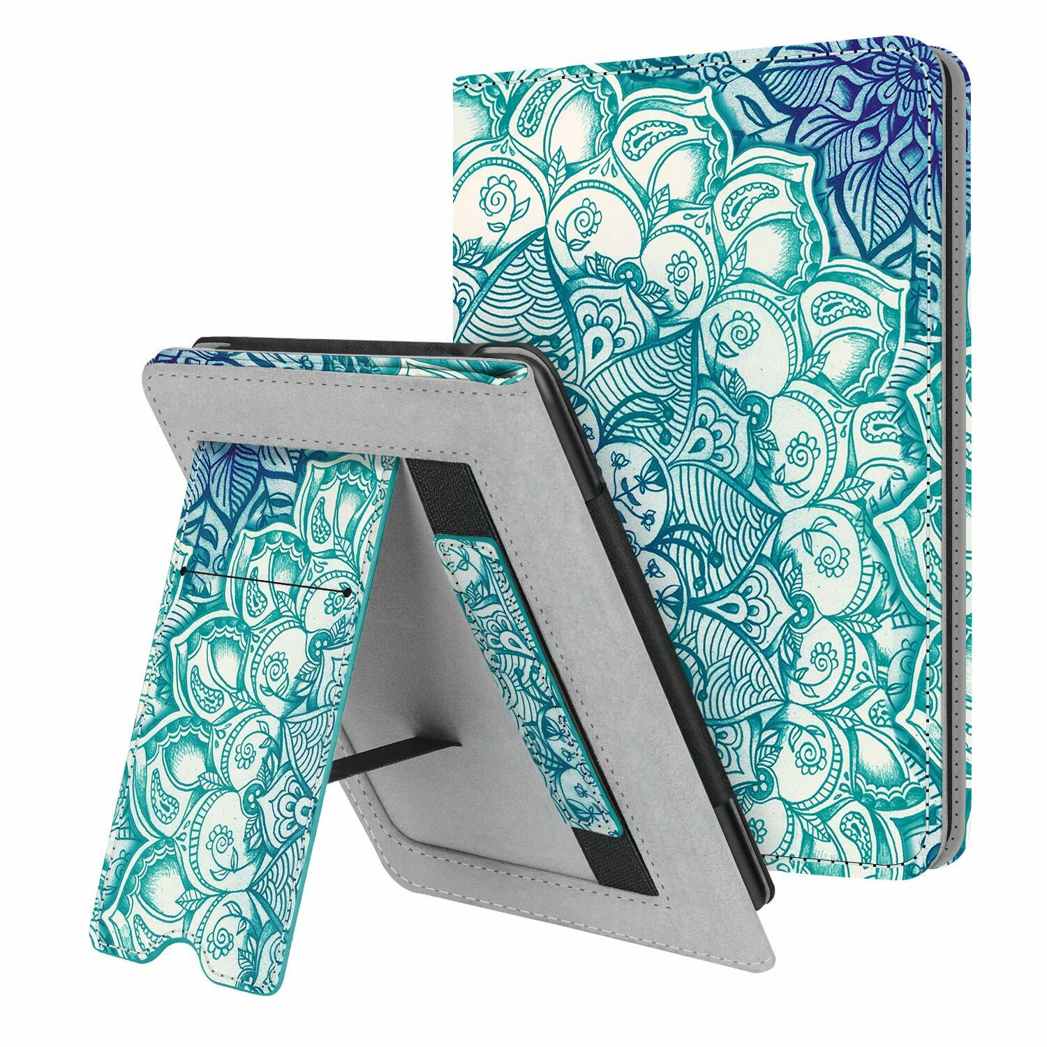 Stand Case For Kindle Paperwhite 10th Gen 2018 Sleeve Cover+Hand Strap Card Slot