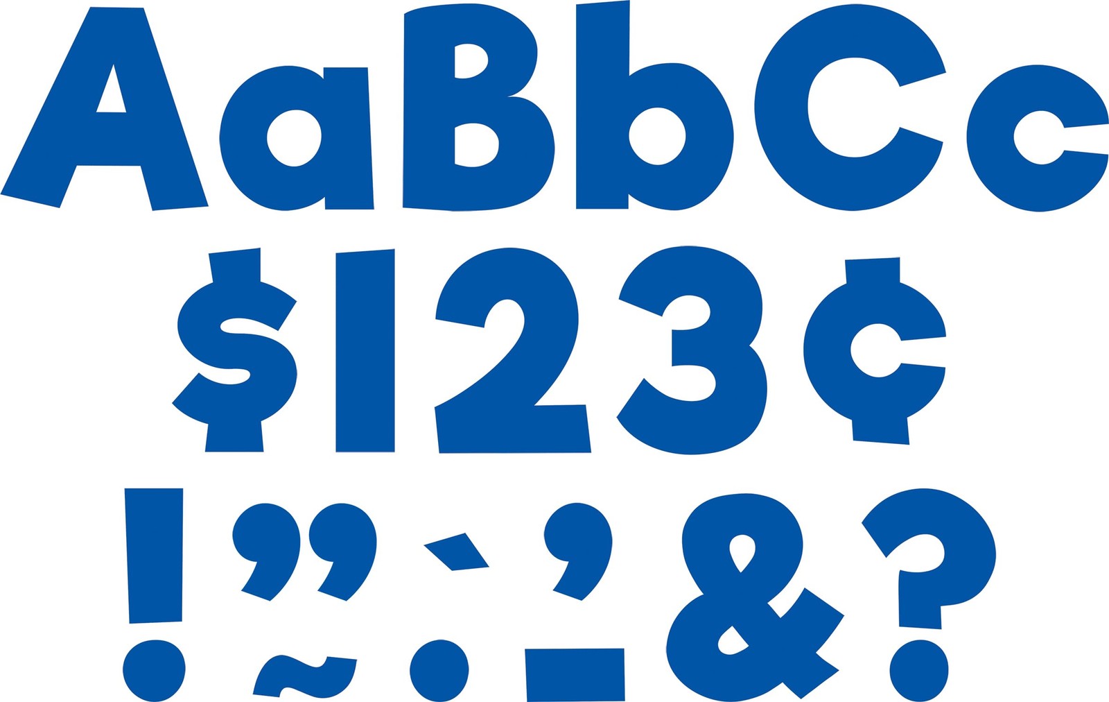Everyday Letters Combo Pack 4 Blue Teacher Created Resources TCR8362