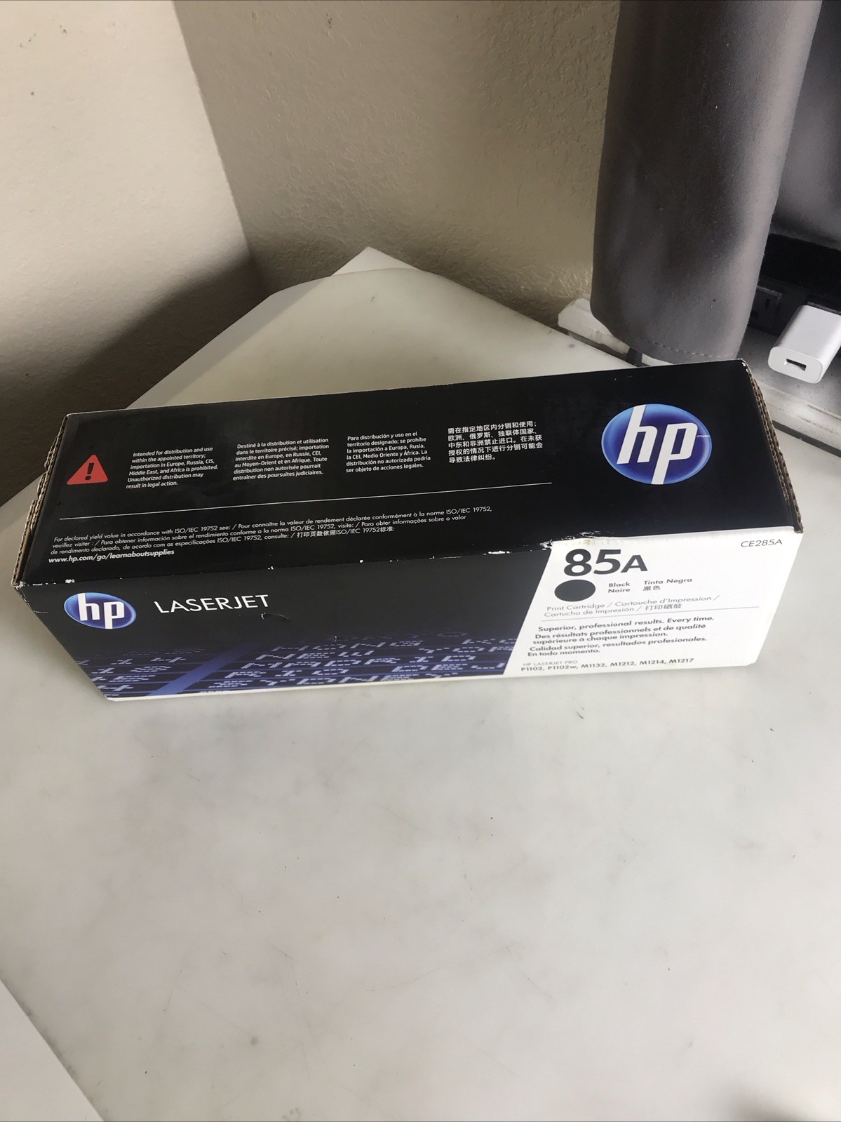HP 85A Black Original LaserJet Toner Cartridge (CE285A) New Open Box OEM