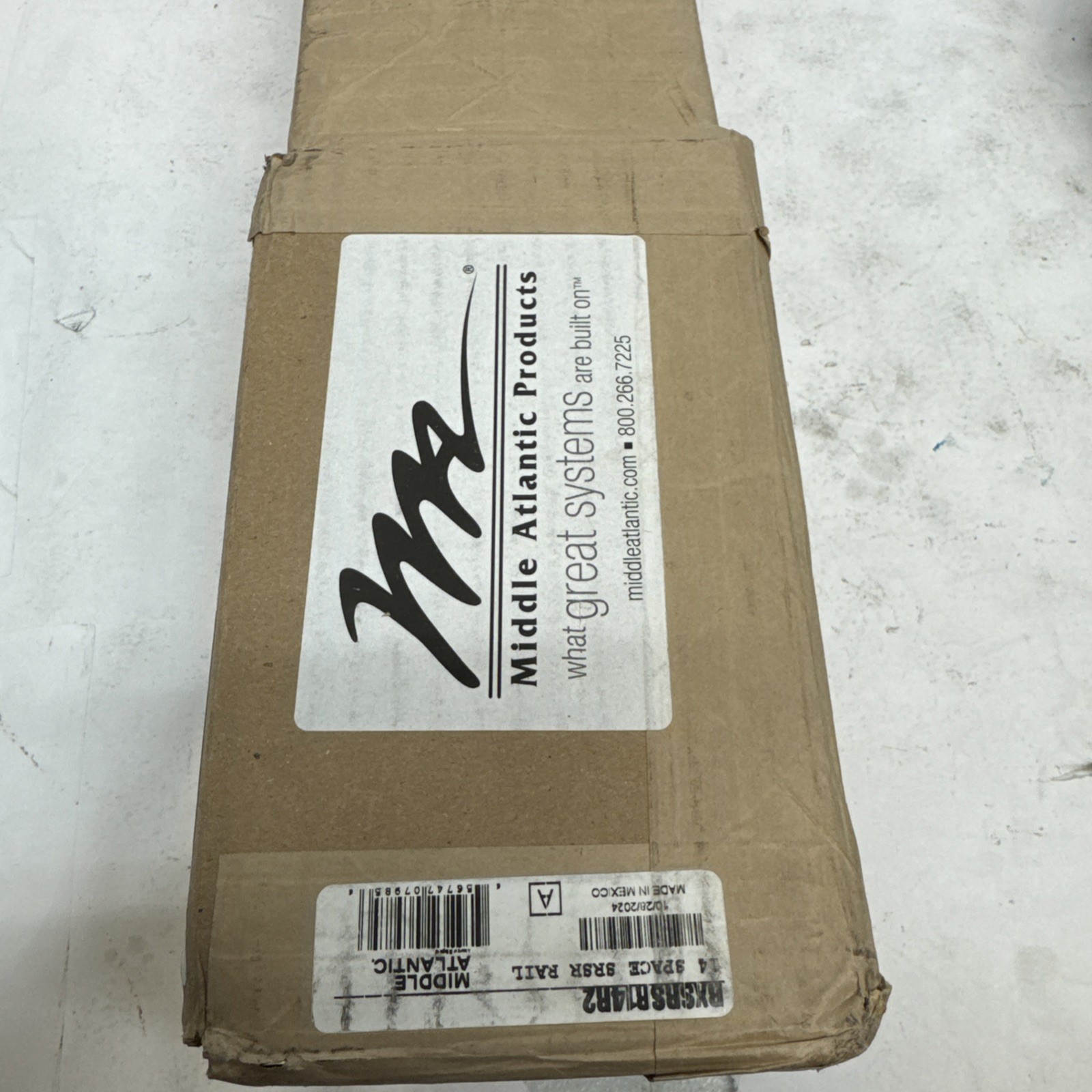 Middle Atlantic BXSRSR14R2 OEM 14RU Space Rail for SRSR-X & SRSR-4 Racks