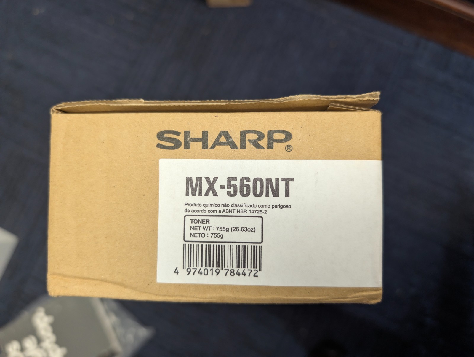 Genuine Sharp MX-560NT Black Toner Cartridge OEM Open Box 40K Yield