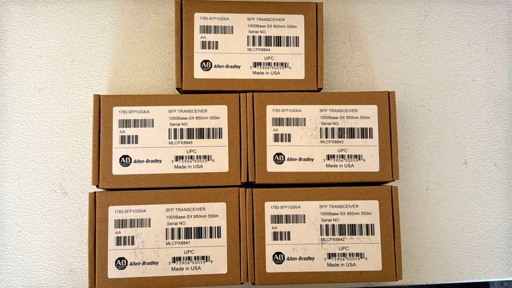 Allen-Bradley Original 1783-SFP1GSX/A 1000BASE-SX SFP-SX 850nm 550m dual LC MMF